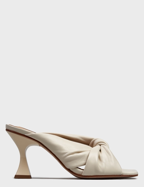женские бежевые кожаные Мюли Helena Soretti AGR-4934_beige - фото-5
