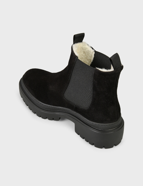 женские черные Ботинки Pollini 2120-black - фото-2
