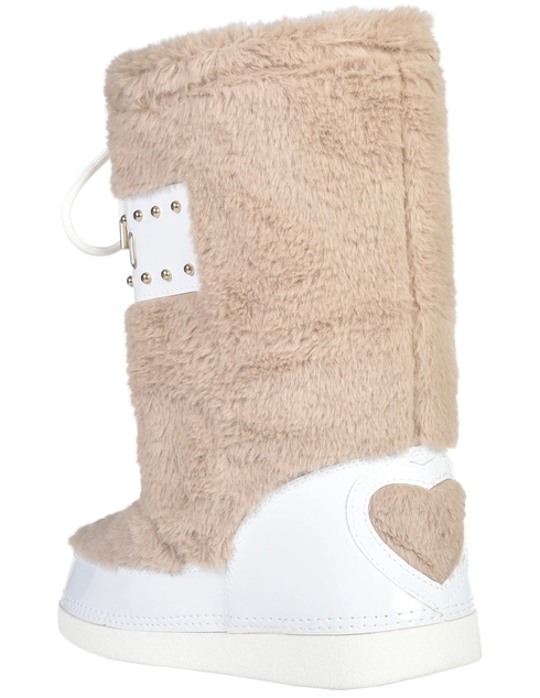 женские бежевые Сапоги Love Moschino AGR-24052_beige - фото-2