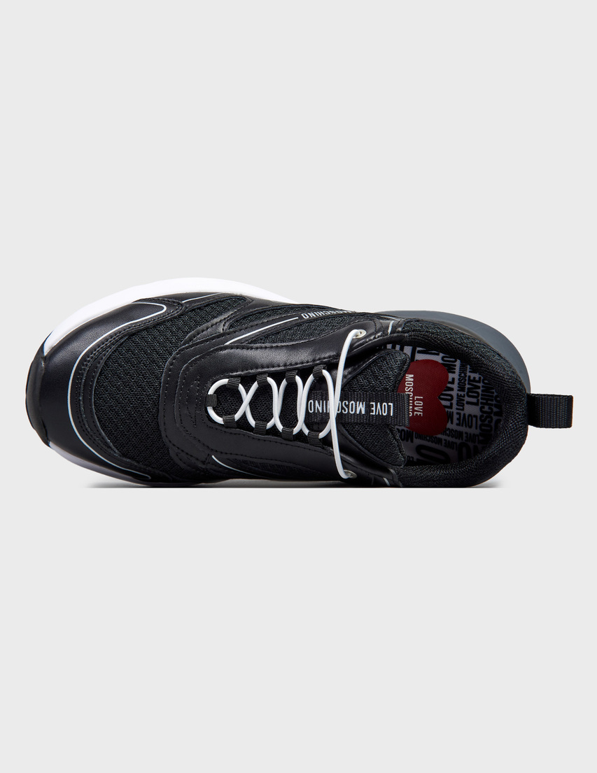 черные женские Кроссовки Love Moschino 15025_black 7845 грн