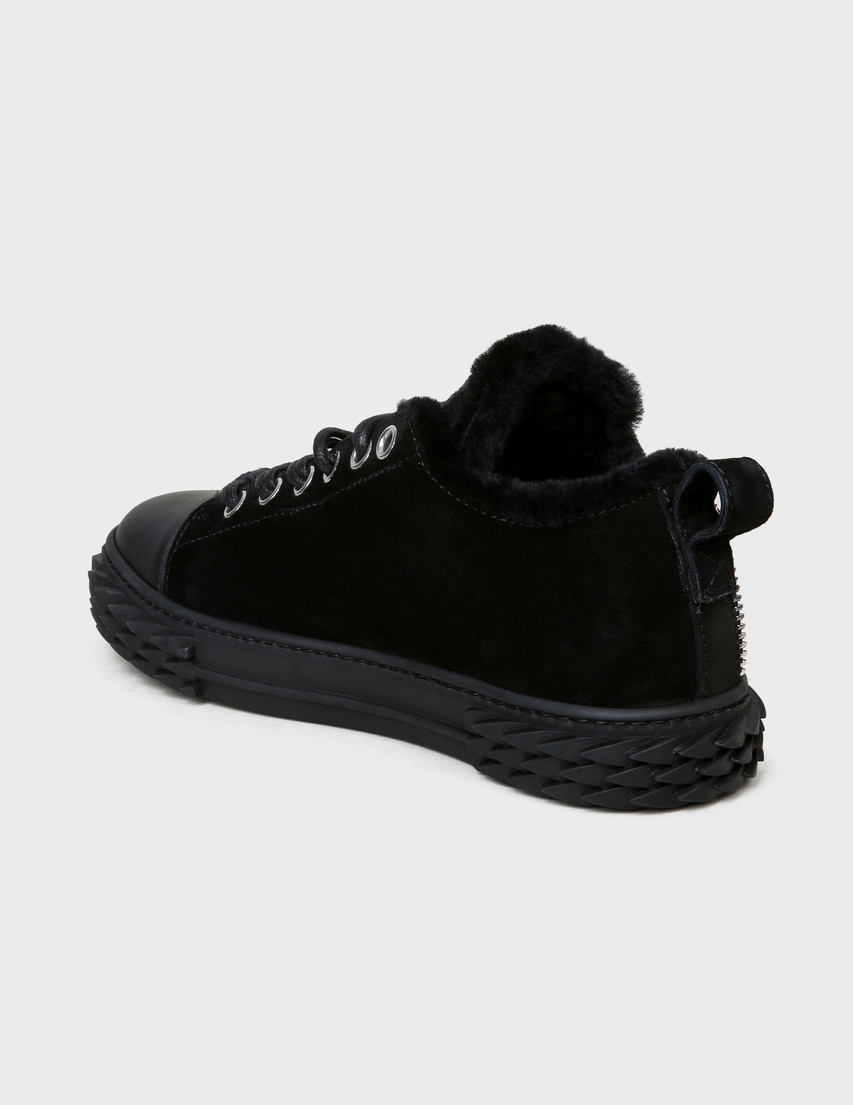 женские черные Кеды Giuseppe Zanotti 00062-87121-black - фото-2