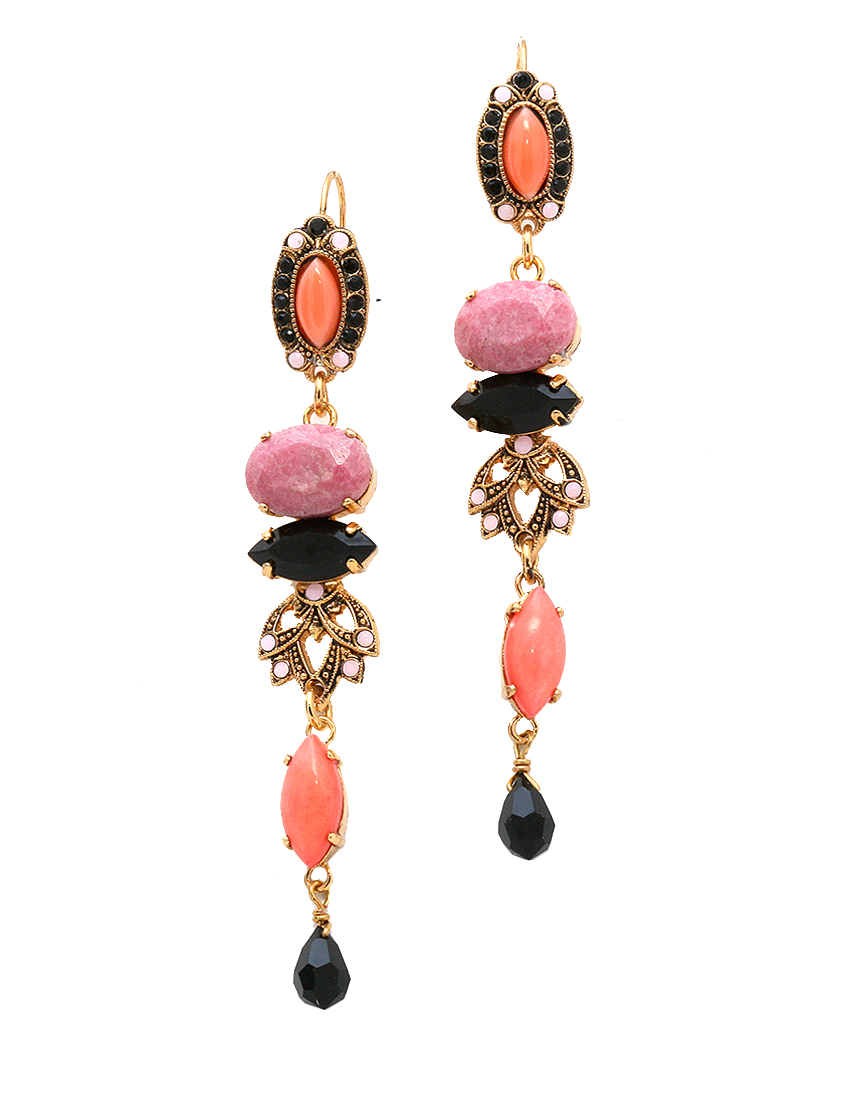 

Серьги, Розовый