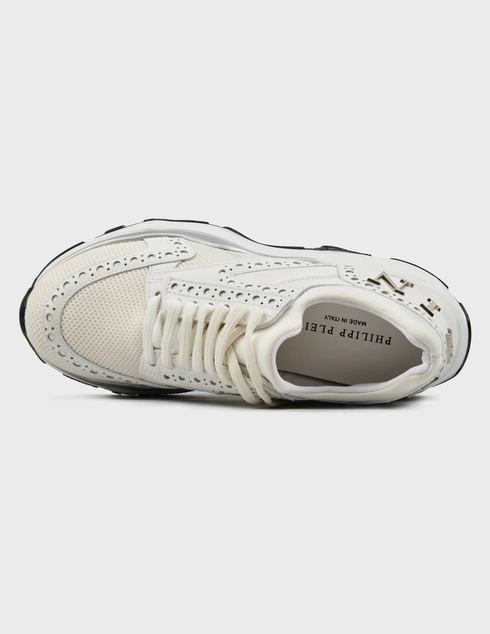 белые женские Кроссовки Philipp Plein 1246_white 14925 грн