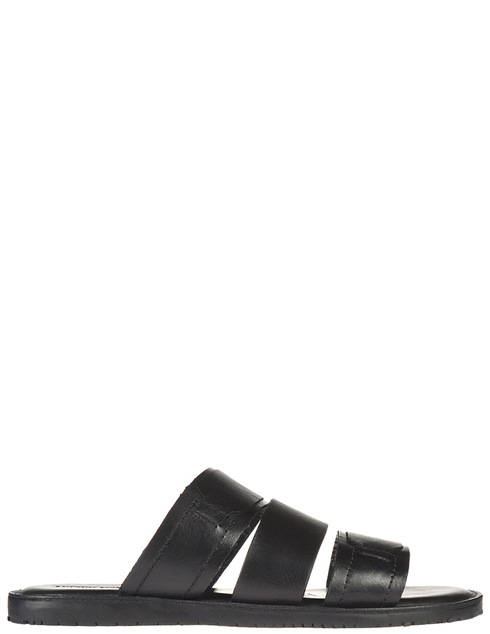 мужские черные кожаные Шлепанцы Antony Morato FW01109LE3000589000_black - фото-5