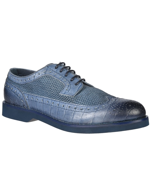 синие мужские Дерби Doucal'S 1555_blue 7387 грн