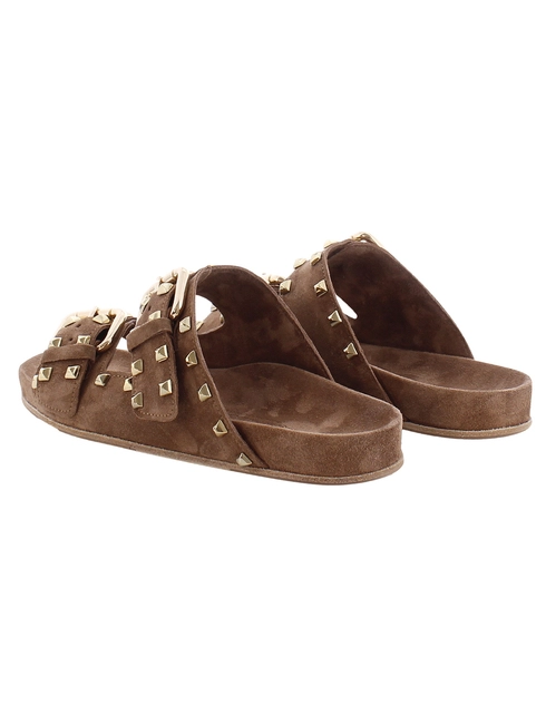 женские коричневые Шлепанцы Kennel & Schmenger 111119.0120.2120 - фото-2