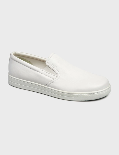 белые Слипоны Prada 4D2733-Bianco_white