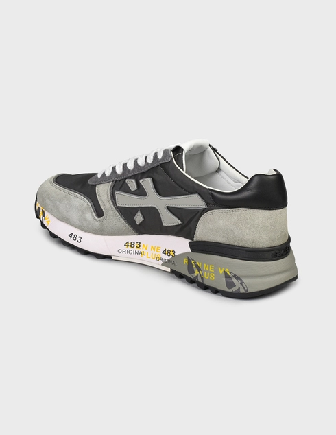 мужские серые Кроссовки Premiata AGR-5188-grey - фото-2