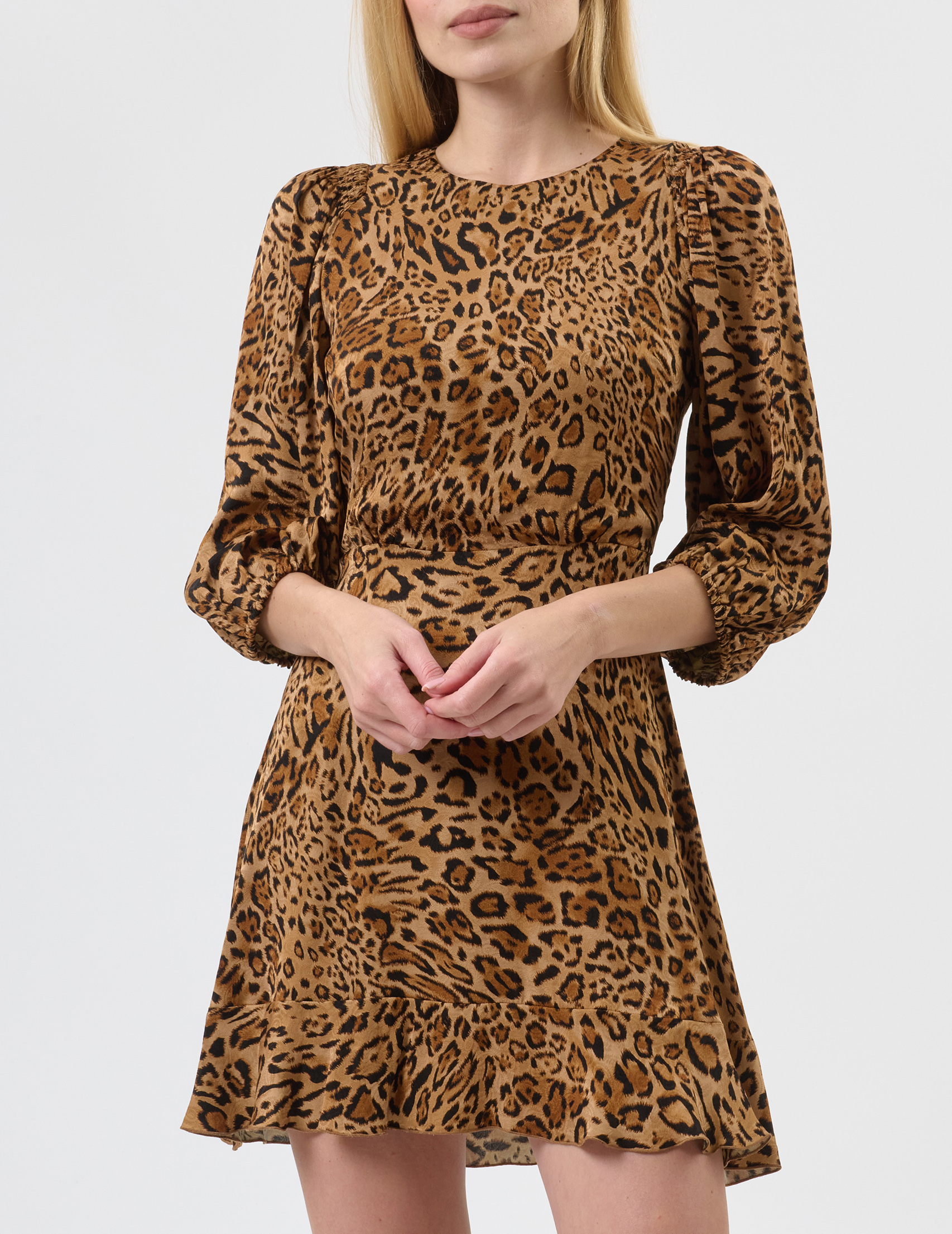 

Платье, Принт;коричневый