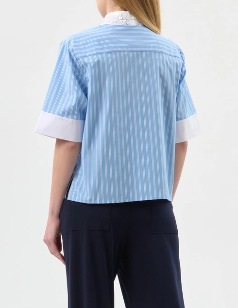 Kaos NT033-cotton-azzurro_blue фото-4