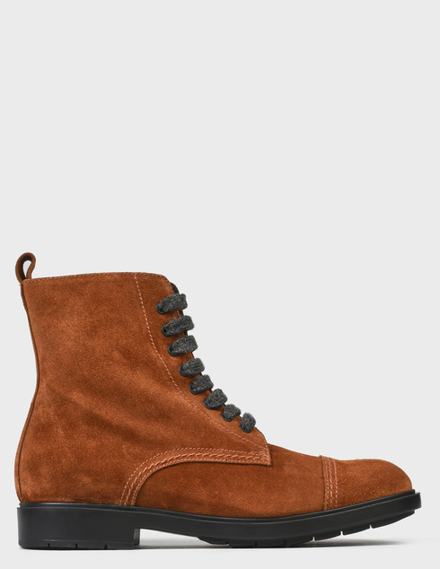 женские коричневые замшевые Ботинки Fratelli Rossetti S76231-brown - фото-5