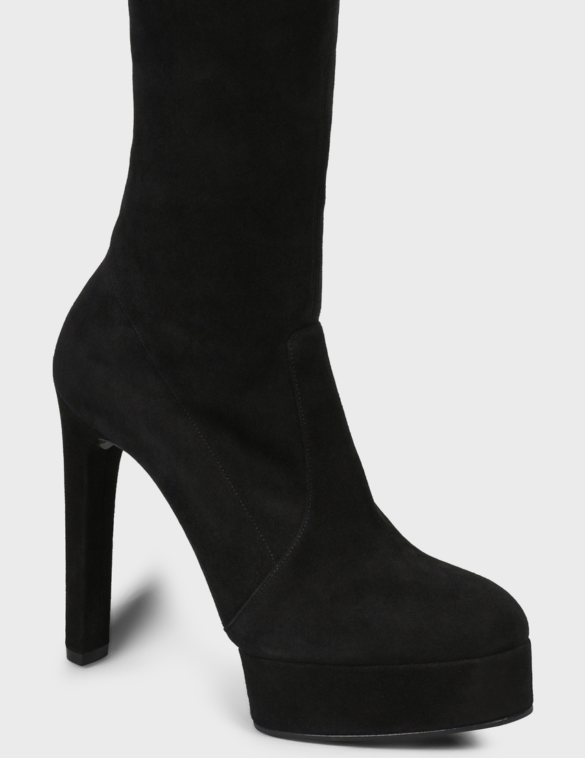 черные Ботфорты Casadei S1T982T1201T00059000-black размер - 36.5; 38; 37.5; 37; 39