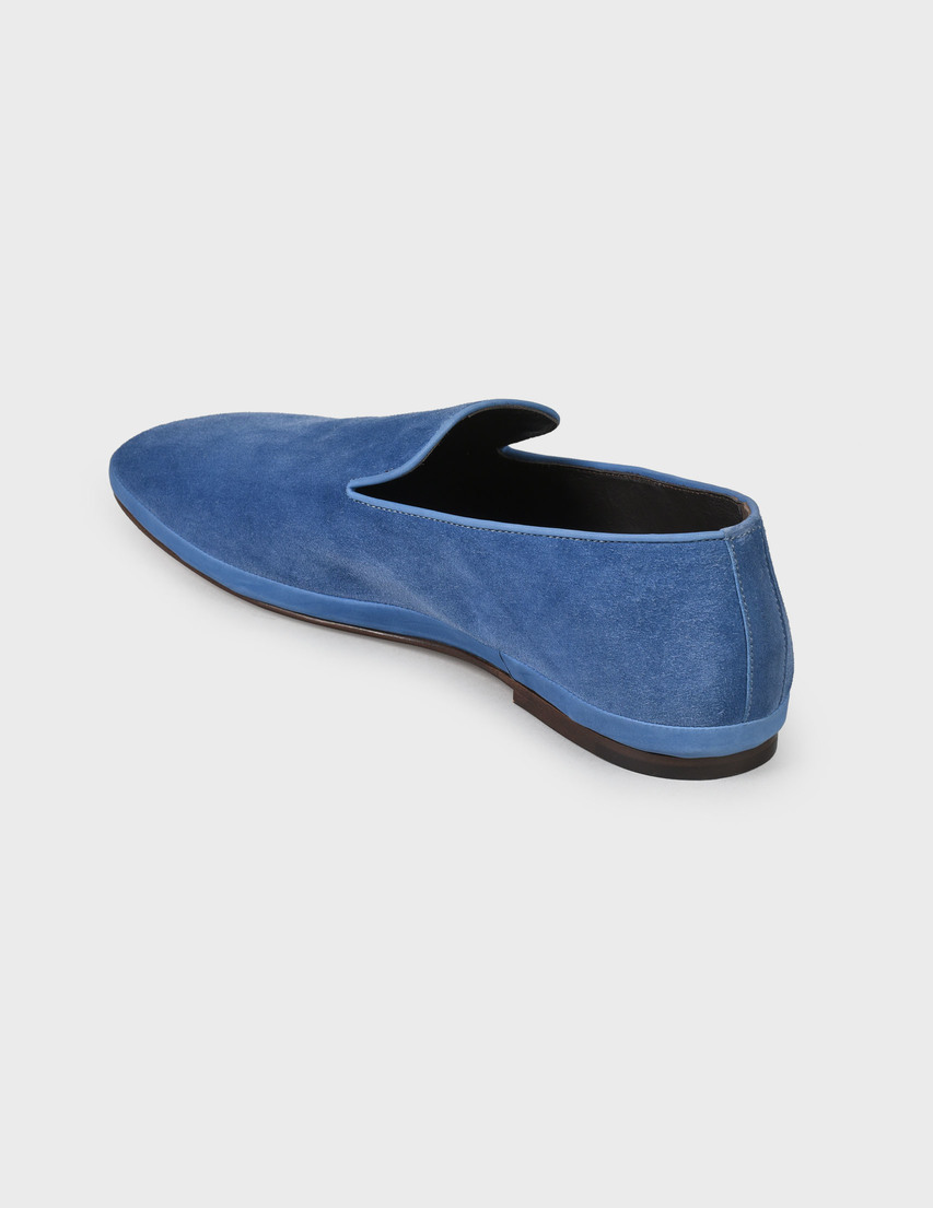 мужские голубые Лоферы Henderson Baracco Piuma-blue - фото-2