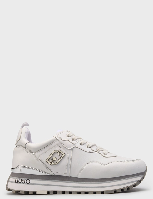 женские белые кожаные Кроссовки Liu Jo BF2095P0102 _white - фото-5