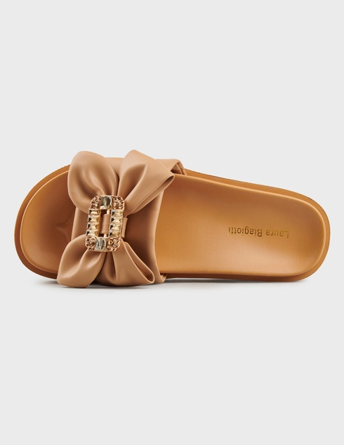 коричневые женские Шлепанцы Laura Biagiotti 9075_brown 6539 грн