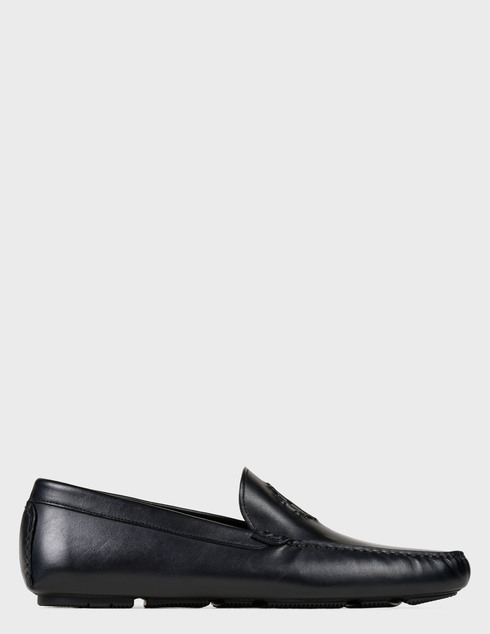 мужские черные кожаные Мокасины Roberto Cavalli 1025К-black - фото-5