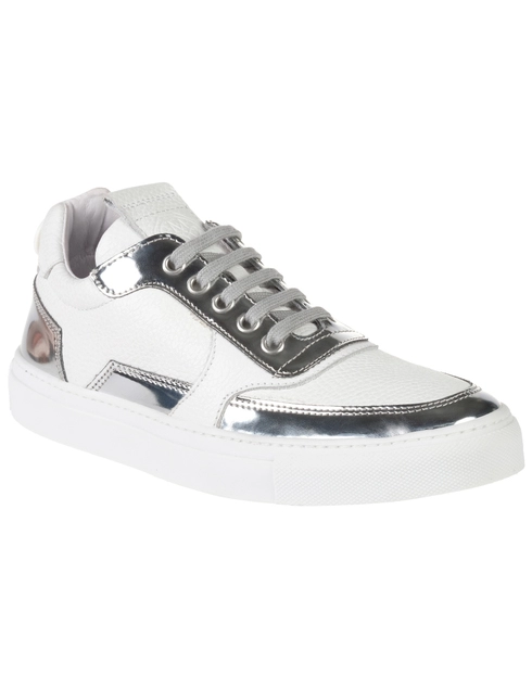 белые Кроссовки Mariano Di Vaio 4117_silver