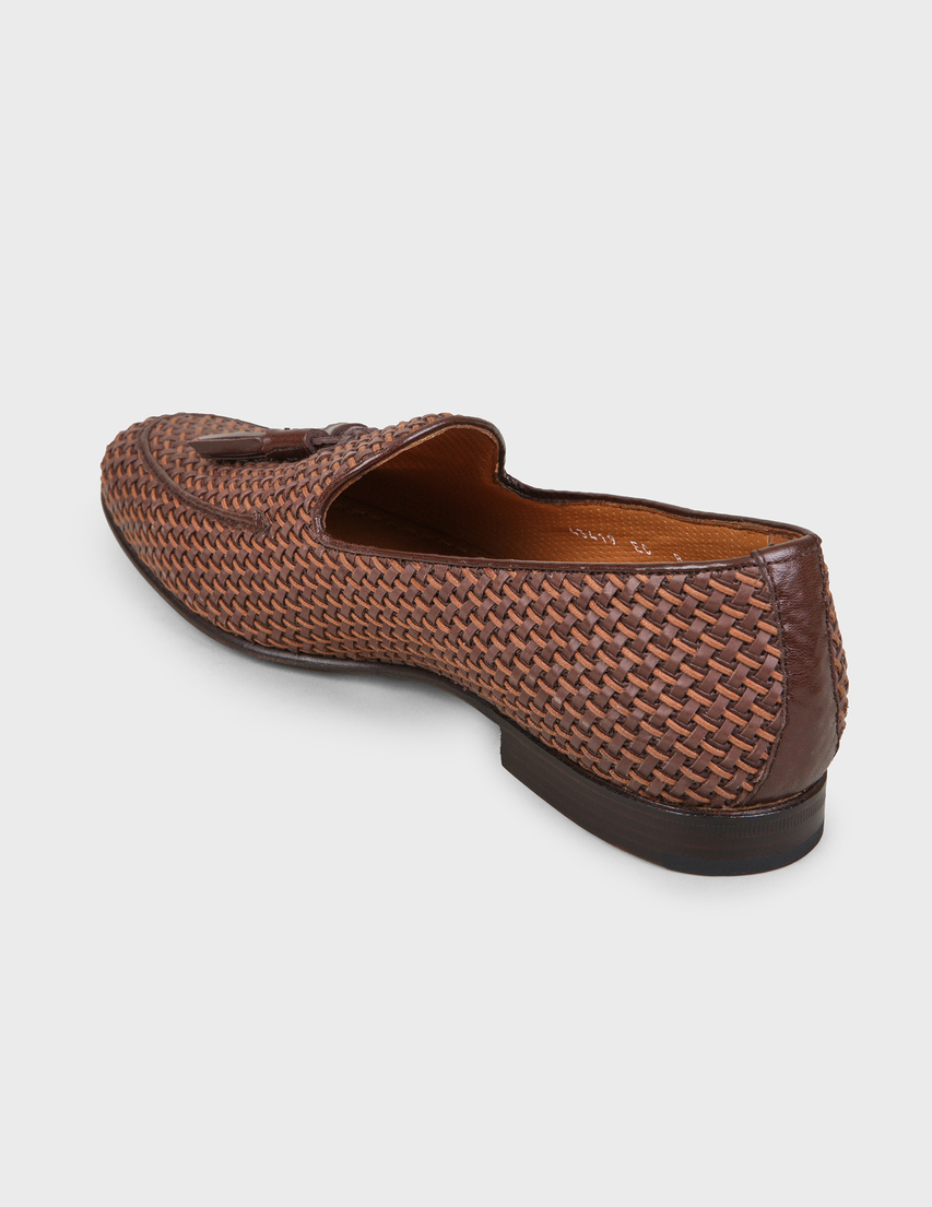 мужские коричневые Лоферы Moreschi S43419-brown - фото-2