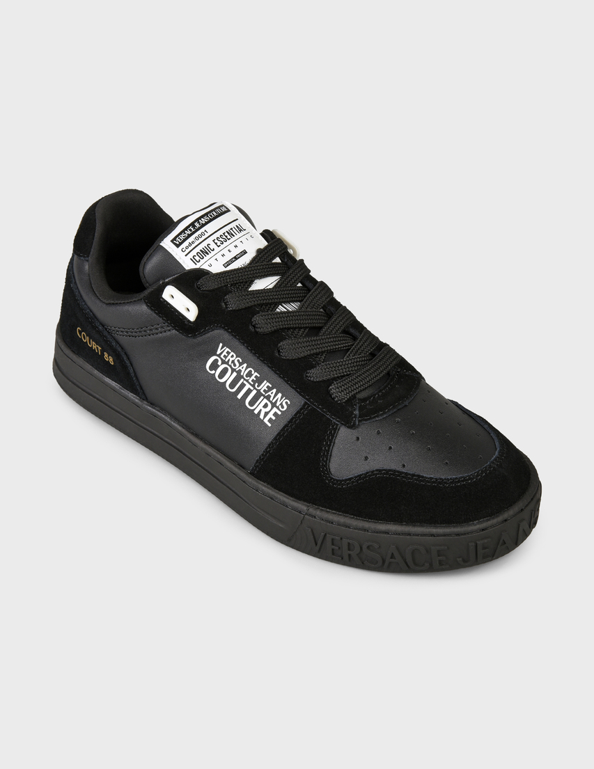 мужские черные Кеды Versace Jeans Couture AGR-71YA3SK8ZP032-899 - фото-2