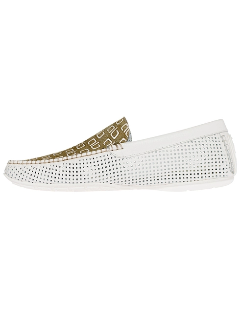 мужские белые Мокасины Aldo Brue AGR-058_white - фото-2