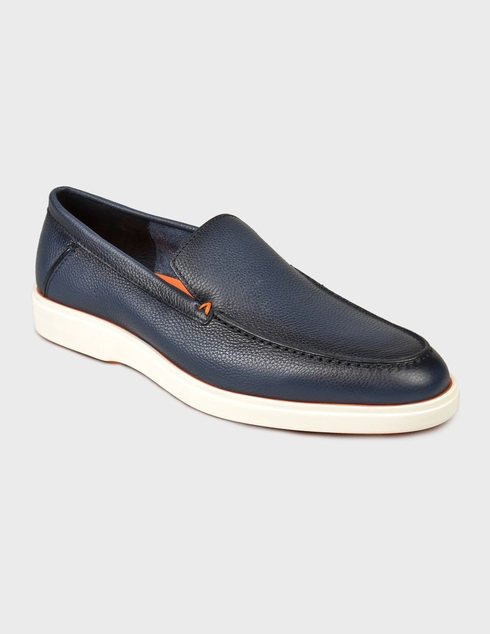 синие Туфли Santoni 17824_blue