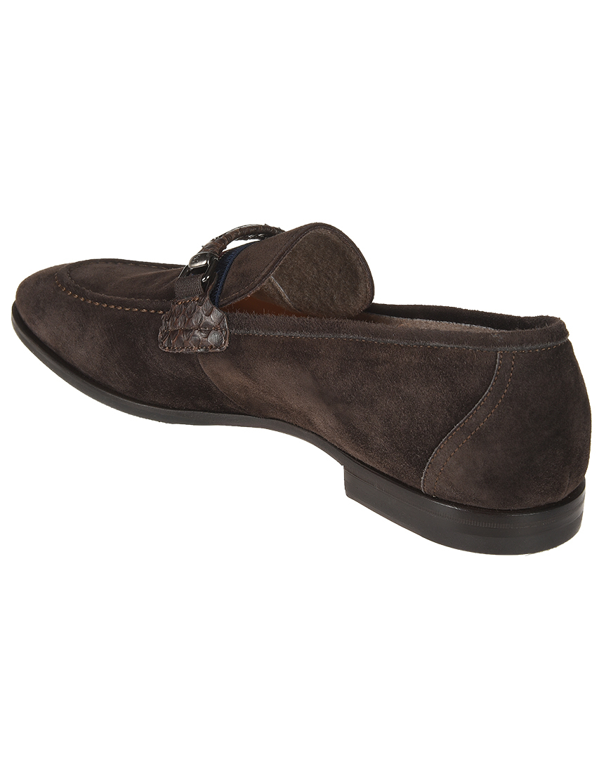 мужские коричневые Лоферы Fabi 8321_brown - фото-2