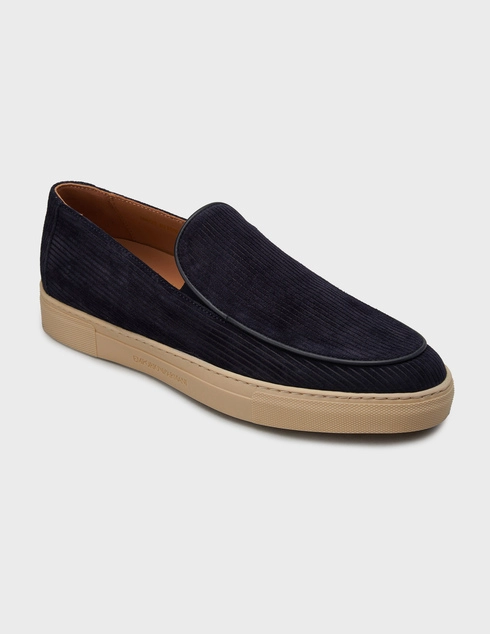 синие Слипоны Emporio Armani 008-285_blue