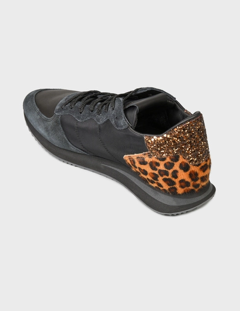 женские черные Кроссовки Philippe Model Ph-M-FW21-TZLD-XL01-black - фото-2