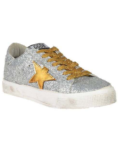 серебряные Кеды Golden Goose Deluxe Brand 127-001_silver