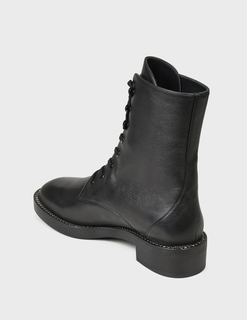 женские черные Ботинки Stuart Weitzman SW-AW21-SONDRA-SHINE-S6048-black - фото-2