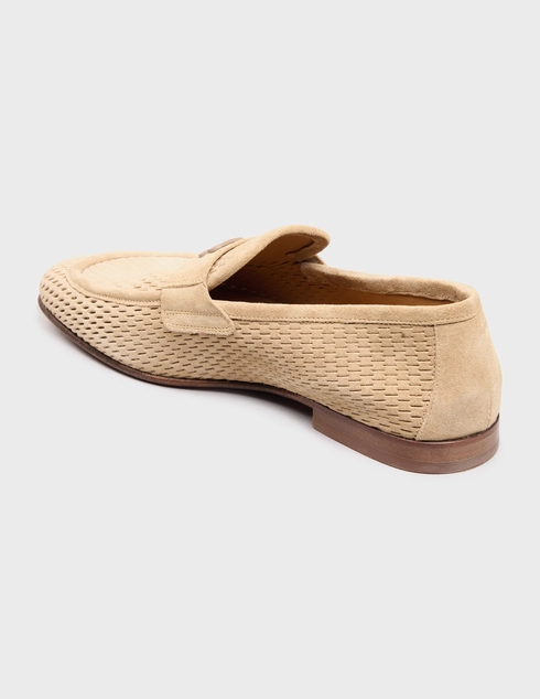 мужские бежевые Лоферы Baldinini 2100_beige - фото-2