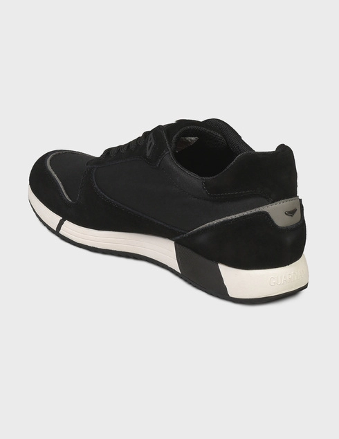 мужские черные Кроссовки Alberto Guardiani GU3517BLK_gray - фото-2