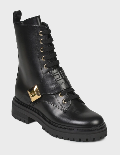 черные Ботинки Elisabetta Franchi SA-10B-26E2-V550-110