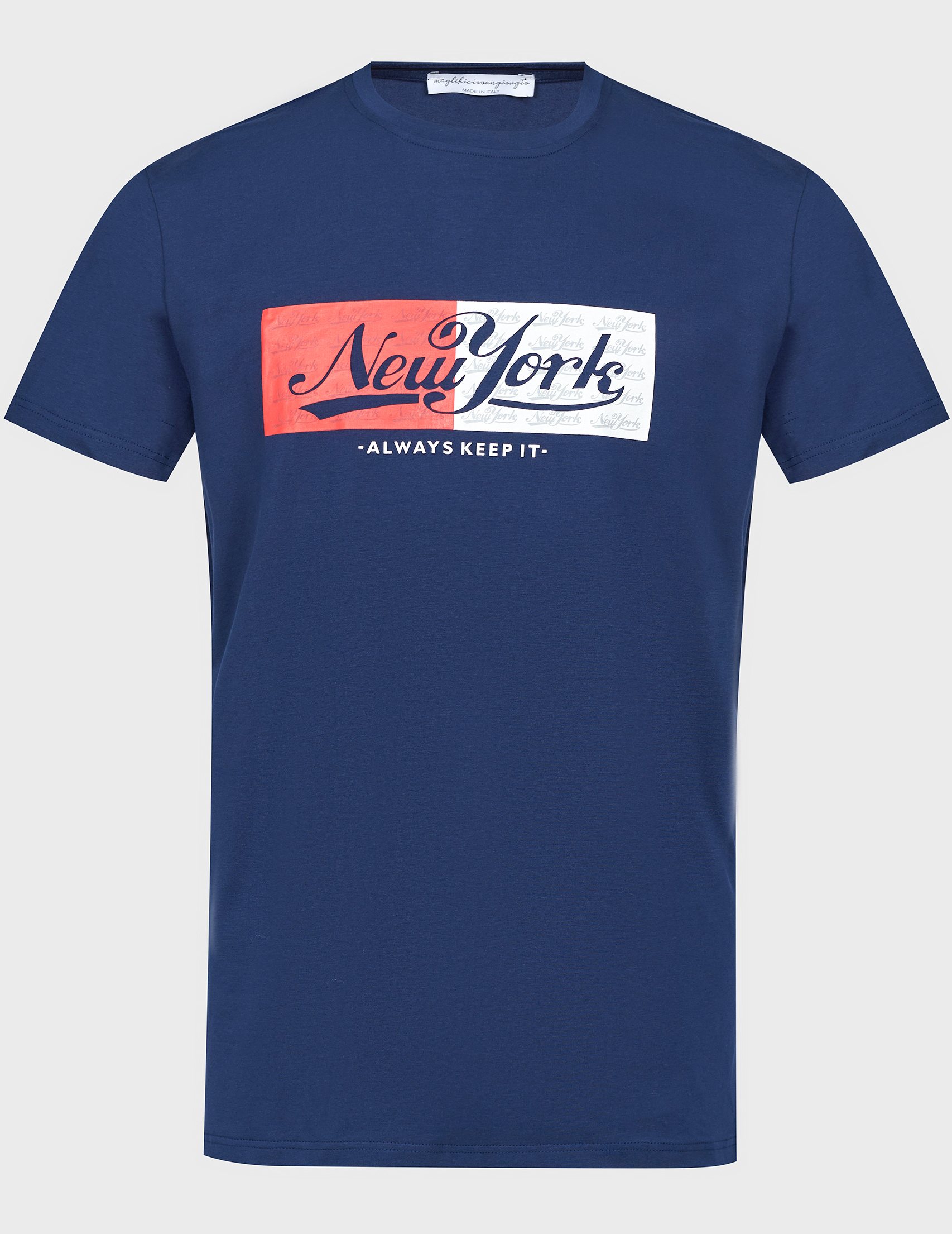 

Футболка, Синий;принт