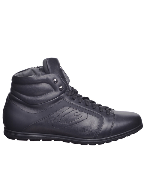 мужские черные Ботинки Alberto Guardiani 69493-black - фото-2
