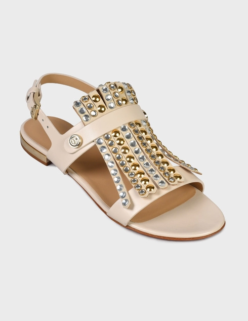 бежевые Босоножки Baldinini 799720-beige
