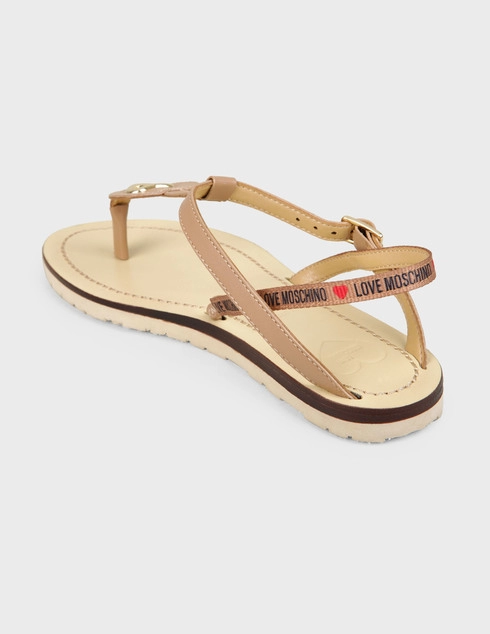 женские бежевые Сандалии Love Moschino JA16151GOA-JFO_105-beige - фото-2