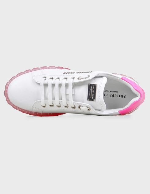 белые женские Кеды Philipp Plein 1696-white 11100 грн