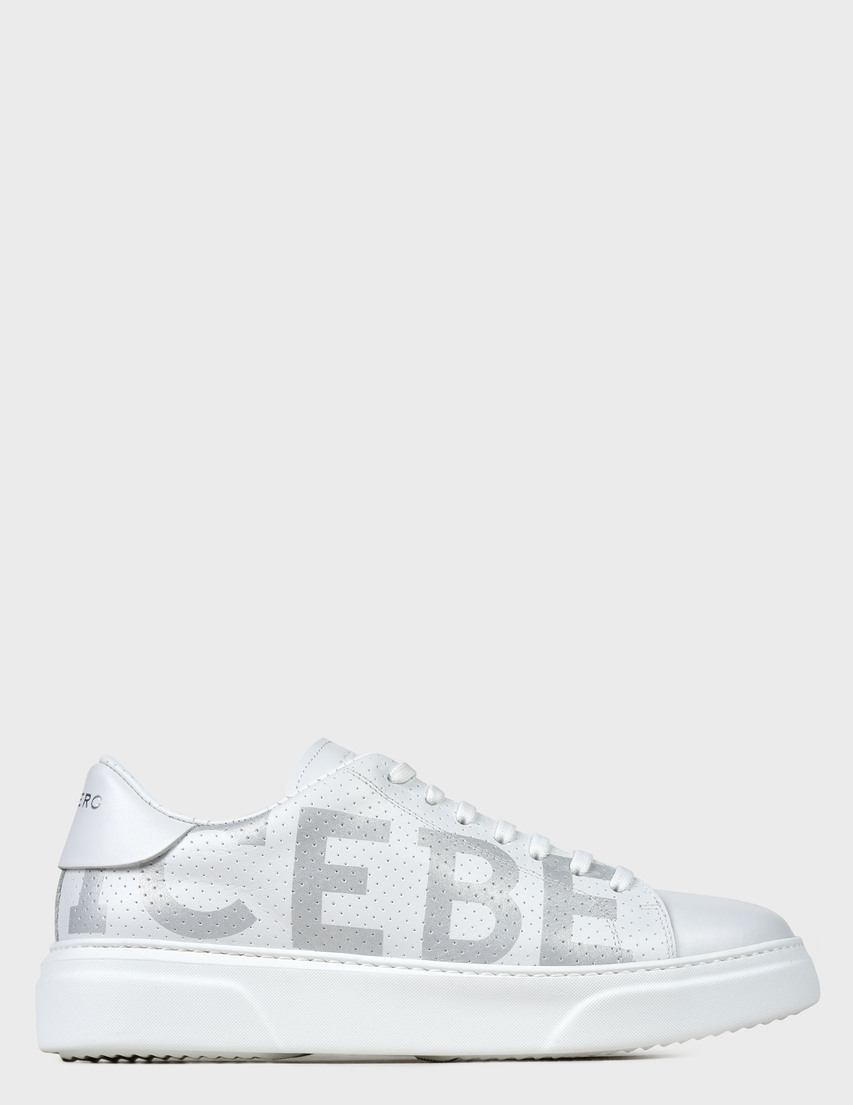 мужские белые Кеды Iceberg AGR-1315-К-logo-white - фото-2