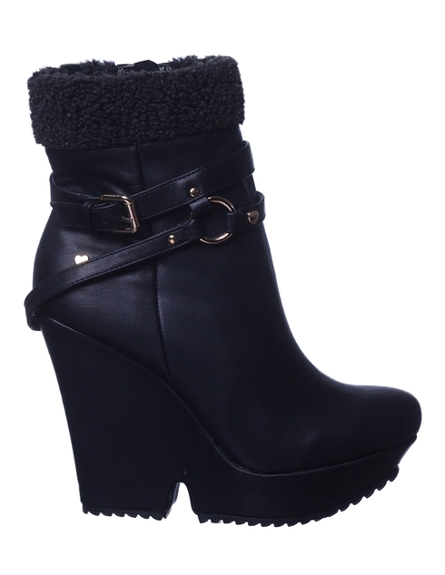 женские черные Ботинки Love Moschino JA210700A_black - фото-2