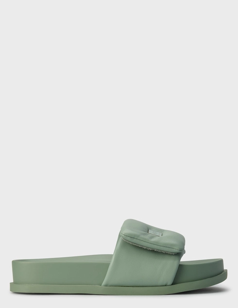 женские зеленые  Шлепанцы Armani Exchange XDP061XV926-01817_green - фото-5