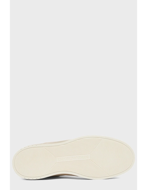 мужские бежевые кожаные Кеды Emporio Armani EMPORIO_ARMANI_11353 - фото-5