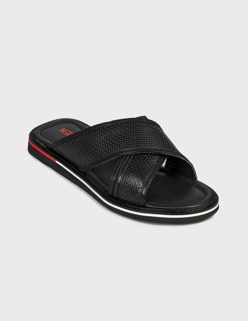черные Шлепанцы Mario Bruni 1302-black
