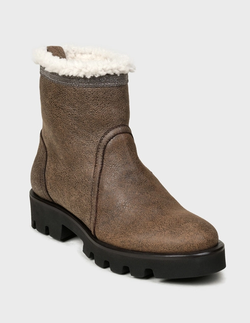 коричневые Ботинки Fabiana Filippi FF-FW19-ASD129W424-brown