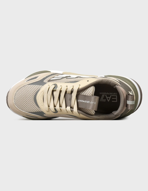 бежевые женские Кроссовки Ea7 Emporio Armani 070-919-beige 8668 грн