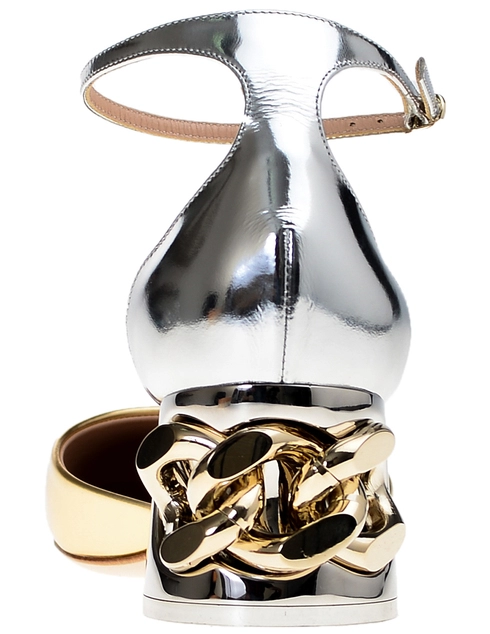 золотые Босоножки Casadei N125_gold