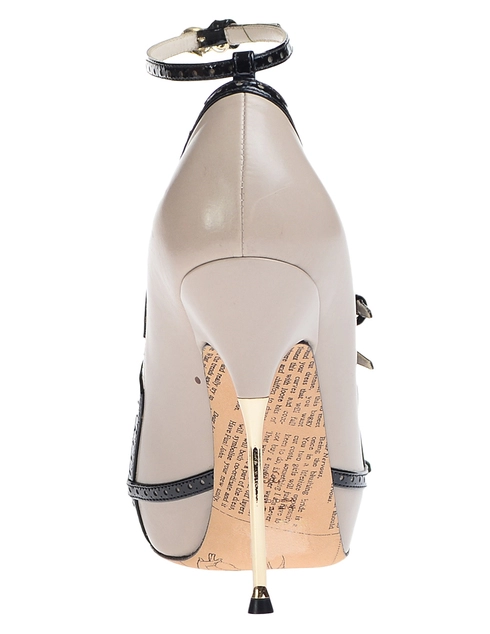 бежевые женские Туфли John Galliano 3033_beige 8614 грн