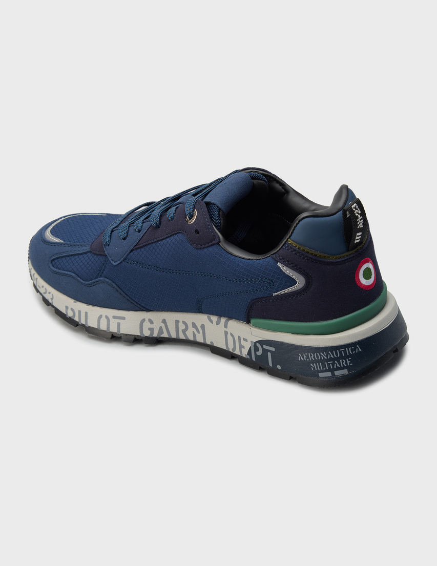 мужские синие Кроссовки Aeronautica Militare 04249_blue - фото-2