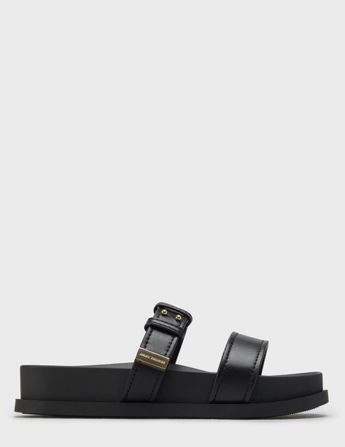 женские черные  Шлепанцы Armani Exchange XW002575-AF21266-UC001_black - фото-5