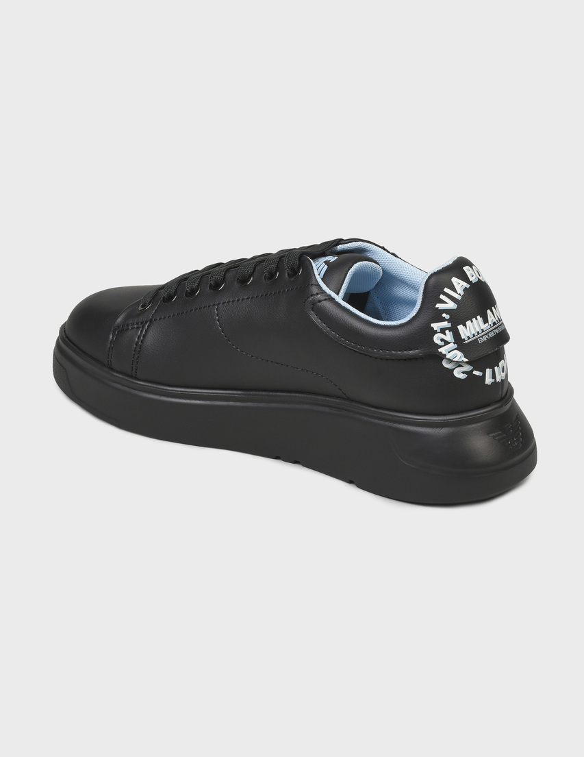 женские черные Кеды Emporio Armani X3X024XN316-00002 - фото-2